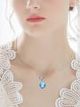 thumb Fashion Water Drop shaped austrian Crystal Necklace 1