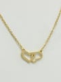 thumb Double Heart-shaped Fashion Necklace 0