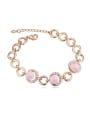 thumb Fashion Champagne Gold Plated Imitation Pearls Alloy Bracelet 2