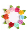 thumb Children's hair accessories: non-woven rose hairpin 0
