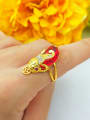 thumb Red Stone Chinese Elements Women Ring 3