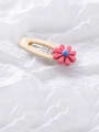 thumb Alloy With Platinum Plated Cute Flower Barrettes & Clips 2