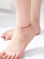 thumb Stainless Steel With Rose Gold Plated Simplistic Geometric Anklets 1