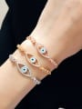 thumb Hollow Eye Shaped Bracelet 1