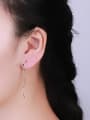 thumb Women S Shaped Line Earrings 1