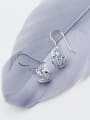 thumb Elegant Crown Shaped Zircon S925 Silver Drop Earrings 0