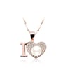 thumb S925 Silver Heart Shaped Pearl Necklace 0