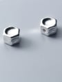 thumb 925 Sterling Silver With Platinum Plated Simplistic Geometric Beads 0