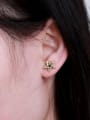 thumb Alloy Gold Plated Star stud Earring 1