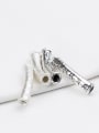 thumb 999 Fine Silver With Silver Plated Six words Curved sleeve Bent Pipe 2