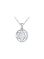 thumb Trendy Platinum Plated Star Shaped Necklace 0