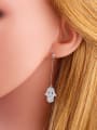 thumb Copper With  Cubic Zirconia Fashion palm Drop Earrings 1