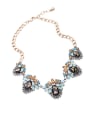 thumb Luxury Flower Shaped Alloy Necklace 3