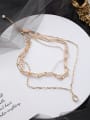 thumb Alloy With Champagne Gold Plated Fashion Charm   Multi-layer Necklaces 1