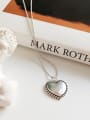 thumb Pure silver retro Love Necklace 0