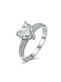 thumb Engagement Jewelry Heart AAA Zircon Ring 0
