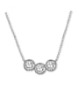 thumb Fashion rose-gold protein write-Opal Zircon Necklace 1