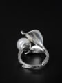 thumb Leaves-shape Personality Adjustable Statement Ring 2