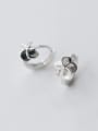thumb Women High Quality Flower Shaped S925 Silver Clip Earrings 0