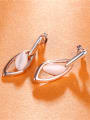 thumb Creative Geometric Shaped Opal Stone Earrings 1