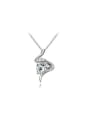 thumb High-quality Triangle Shaped AAA Zircon Necklace 0