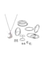 thumb 2018 2018 Alloy White Gold Plated Simple style Jewelry Set 0