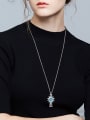 thumb Fashion austrian Crystals Sweater Chain 1