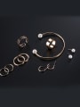 thumb Alloy Rose Gold Plated Simple style Jewelry Set 1