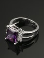 thumb High Quality Purple Zircons Wedding Ring 2