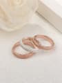 thumb Creative Double Color Round Shaped Set Ring 1