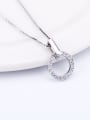 thumb 18K White Gold 925 Sterling Silver AAA zircon Necklace 2