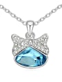 thumb Personalized austrian Crystal Pendant Alloy Necklace 2