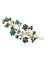 thumb Lovely Rhinestones Branches Shaped Alloy Brooch 0