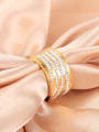 thumb Stainless Steel With Gold Plated Trendy Band Rings 1