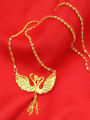 thumb Women Fresh 18K Gold Plated Double Swan Necklace 0