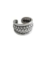 thumb 925 Sterling Silver With Vintage Weave Lines Free Size Rings 4