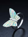 thumb Butterfly Shaped Ring 0