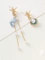 thumb Stainless Steel With Imitation Gold Plated Cute Charm Tassels Earrings 1