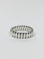 thumb Simple Antique Silver Plated Silver Opening Ring 0
