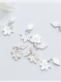 thumb 925 Sterling Silver With Silver Plated Trendy Leaf Charms 1