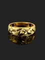 thumb Women Exquisite 24K Gold Plated Star Shaped Ring 1