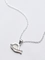 thumb Lovely Snail Shaped S925 Silver Enamel Necklace 1