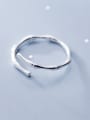 thumb 925 Sterling Silver With Silver Plated Simplistic bamboo Rings 0