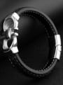 thumb Fashion Titanium Artificial Leather Bracelet 2