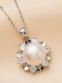 thumb 2018 Fashion Freshwater Pearl Flower Necklace 2