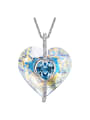 thumb Fashion Heart shaped austrian Crystal Necklace 0