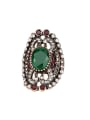 thumb Retro style Bohemia Resin stones Crystals Alloy Ring 0