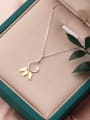 thumb 925 Sterling Silver With Gold Plated Simplistic Fish Necklaces 2