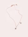 thumb Simple Rose Gold Stars Accessories Clavicle Necklace 0
