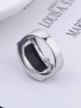 thumb Simple Resin stone Platinum Plated Alloy Ring 2